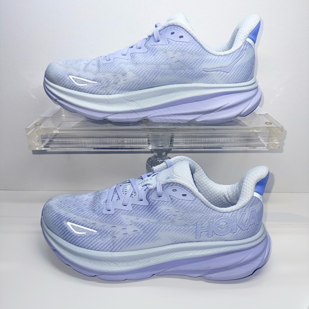 Hoka Women's Light Lavender Athletic Running Sneakers - Picture 2 of 8